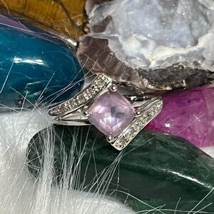 Marsala Sterling Amethyst Ring